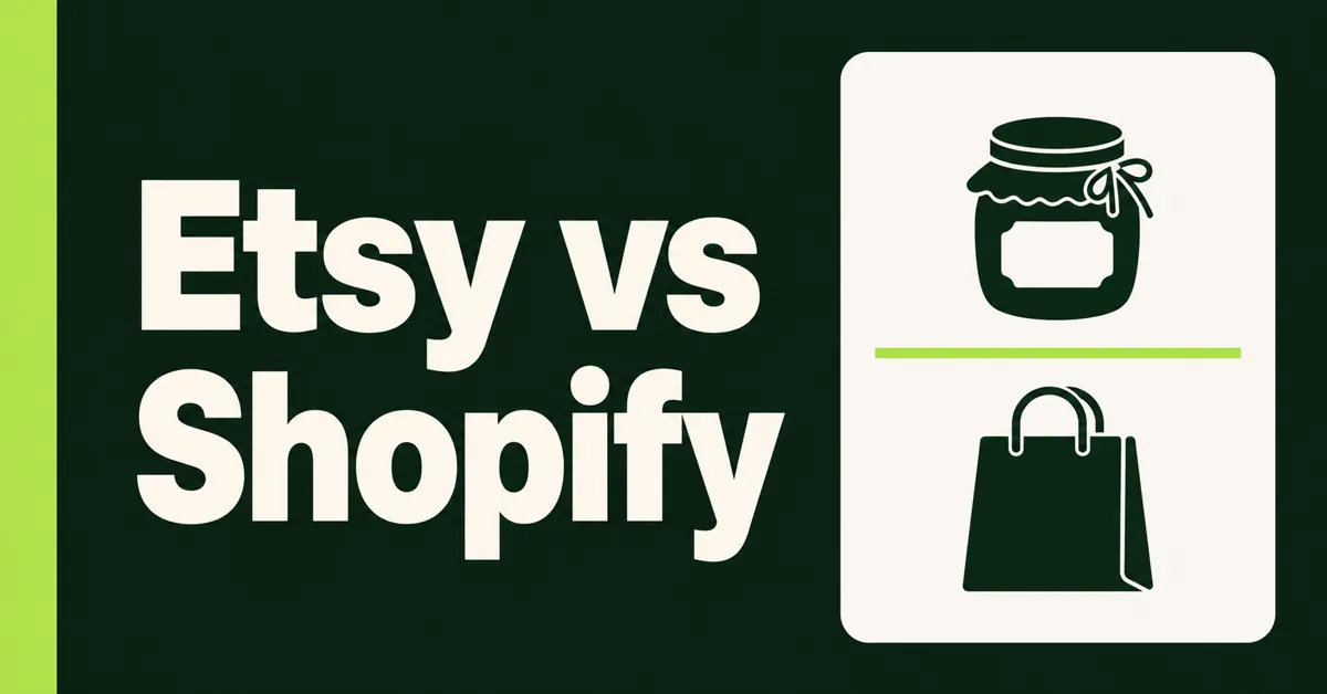 Etsy vs Shopify in 2026: Fees, Traffic, and When to Move