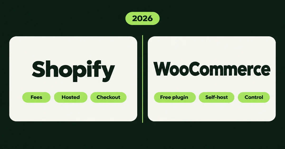 Shopify vs WooCommerce in 2026: Fees, Features, and When to Switch